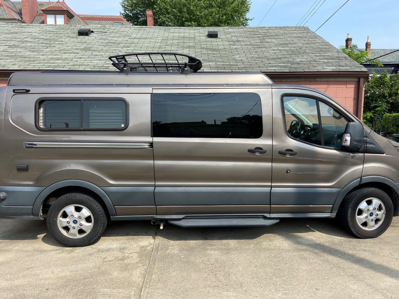 Light brown 2018 Ford transit PH Top 148.